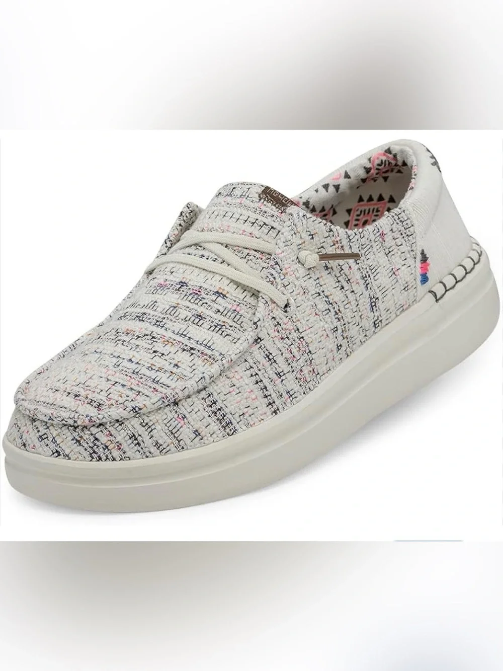 Hey Dude Wendy Sox Canvas Slip-On Shoe - 9